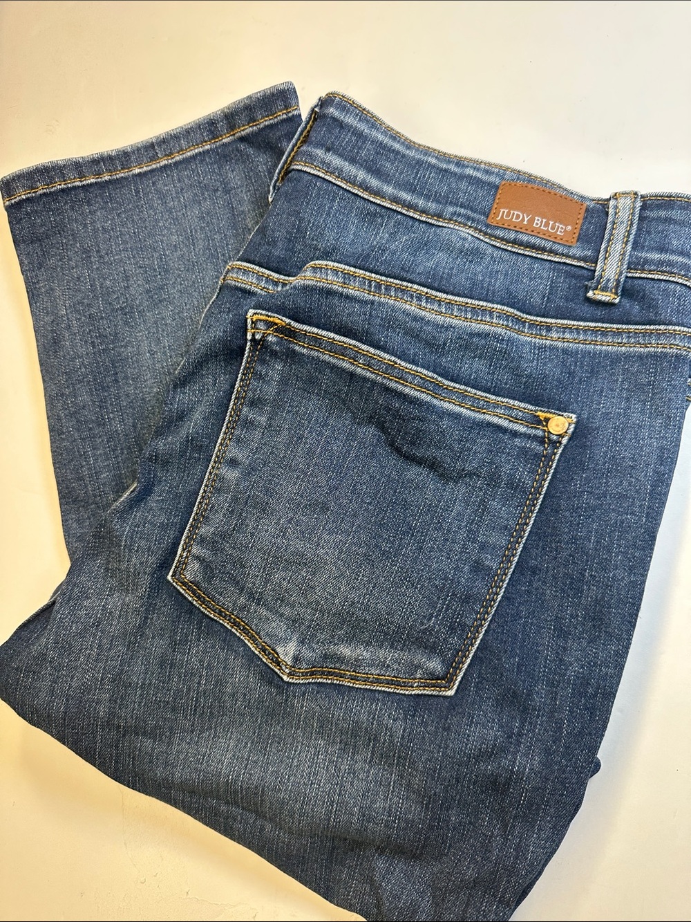 Judy Blue Capri Denim Jeans Stretch, Women's 16 W Skinny Fit